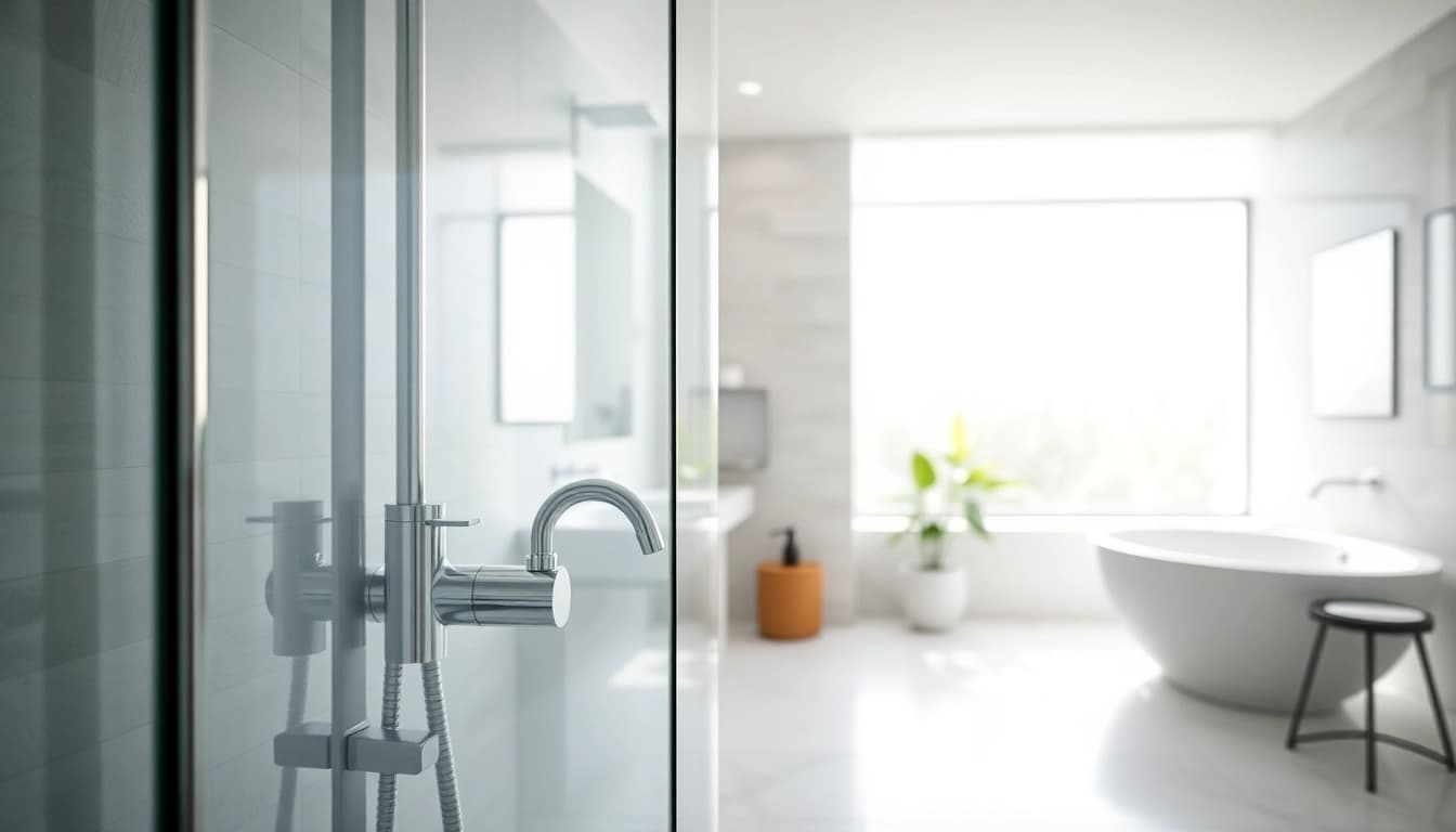 Die sonni Duschkabine bietet modernes Design und luxuriöse Materialien für ein entspannendes Duscherlebnis.