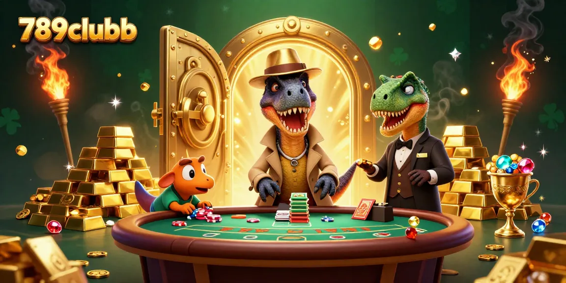 Experience thrilling wins at 789clubb as playful characters engage in high-stakes blackjack.