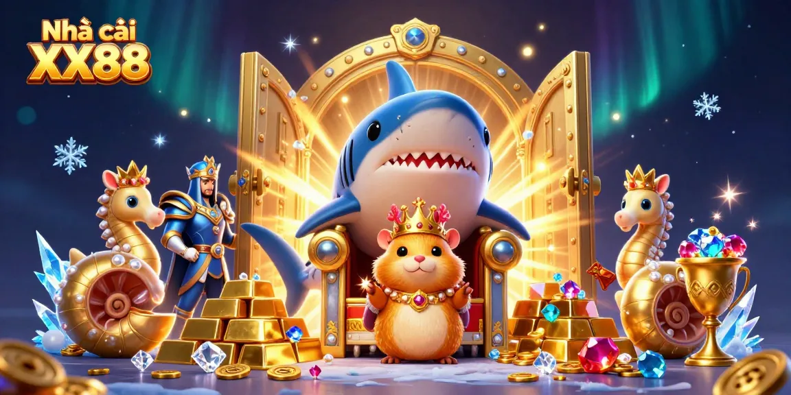 Experience thrilling gaming at Nhà cái XX88 with a vibrant 3D casino adventure.