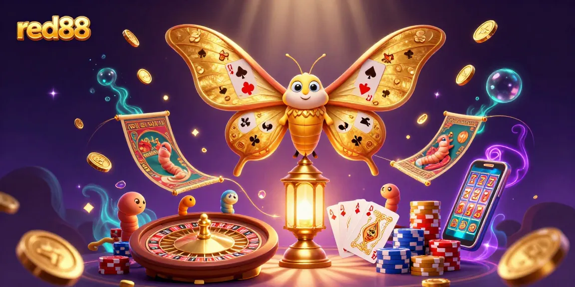 Experience the thrill of winning at red88 with vibrant 3D casino elements and dazzling visuals.