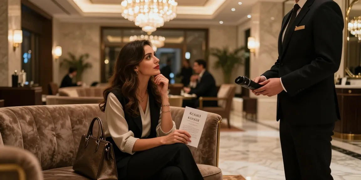 Kocaeli escort options presented in elegant hotel lobby with sophisticated ambiance.