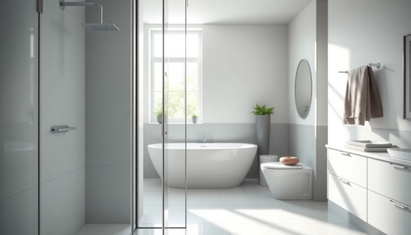 Erleben Sie die elegante sonni Duschkabine in einem modernen Badezimmer.