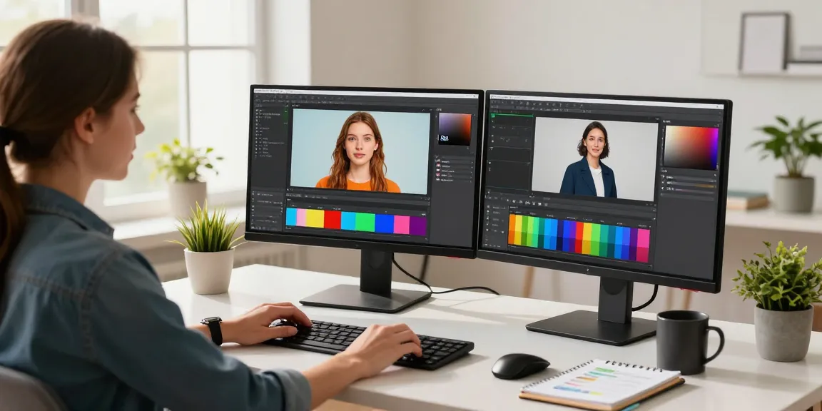 Effortlessly using rmbg.pro for background removal in a professional setup.