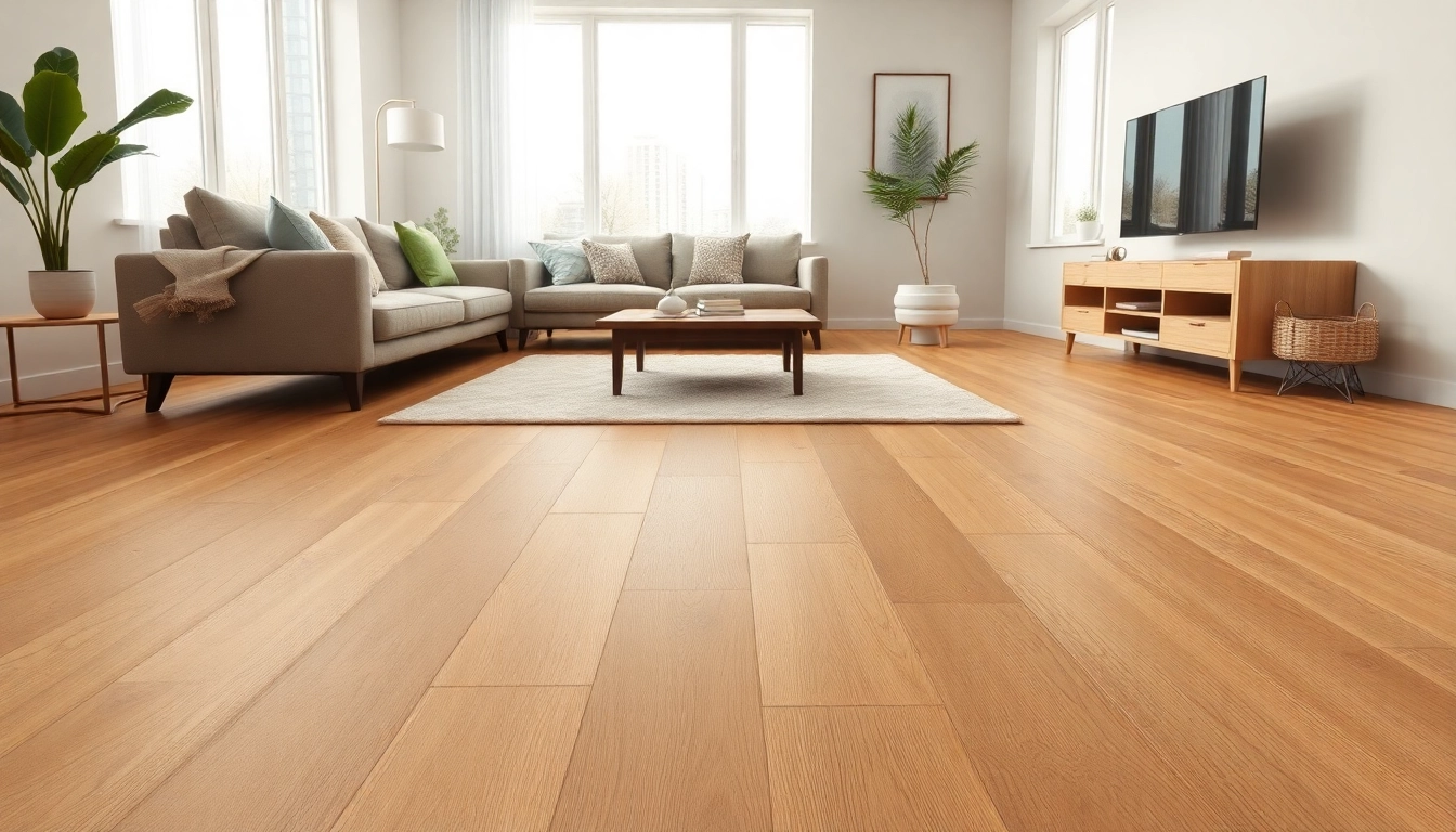 Enhance your space with beautiful lvp floors in a modern living room setting.