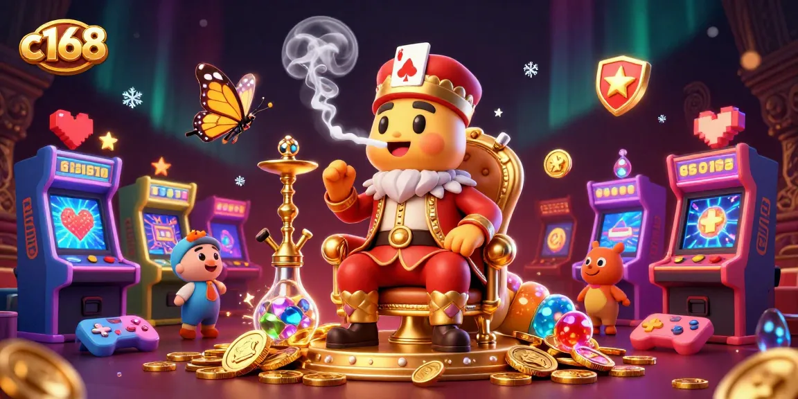 Experience excitement at c168 with a vibrant casino illustration featuring gaming elements, rich details, and dynamic action.