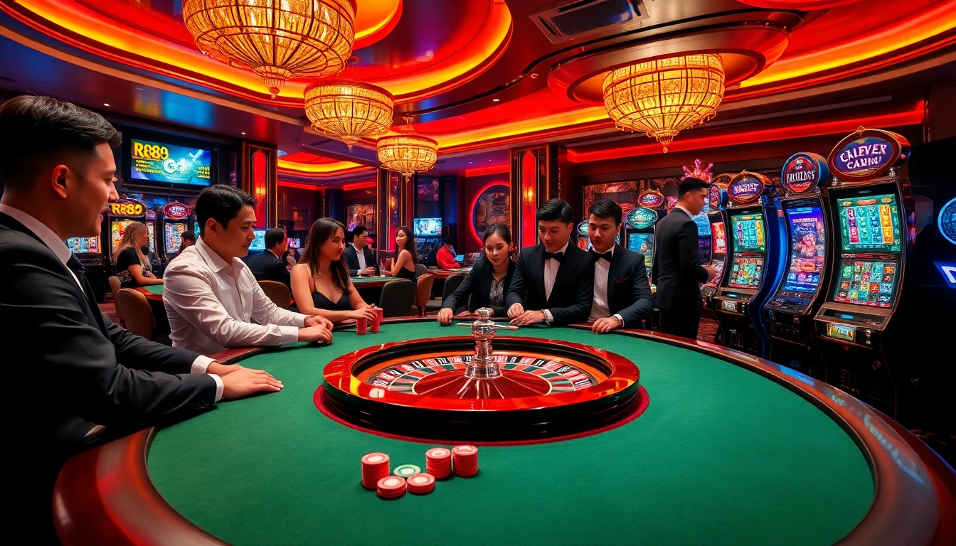 Experience the excitement of gambling at https://rr88.center/ with vibrant slot machines and lively poker tables.