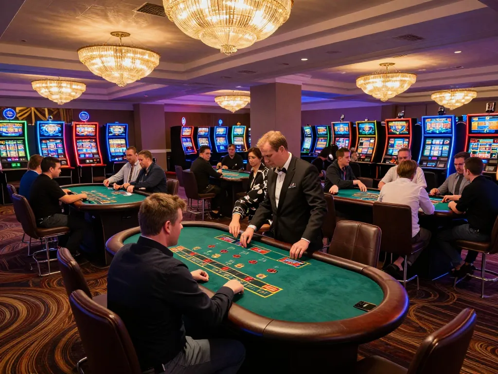 Engaging players at lc88 casino tables, highlighting vibrant atmosphere and strategic gameplay.